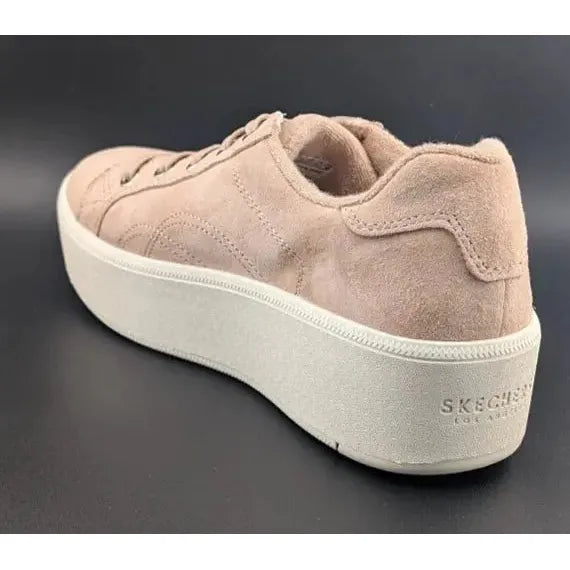 Skechers Womens Size 7.5 Martha Stewart Plateau Chic Lady Rose Suede Leather - SoleComfort.shoes