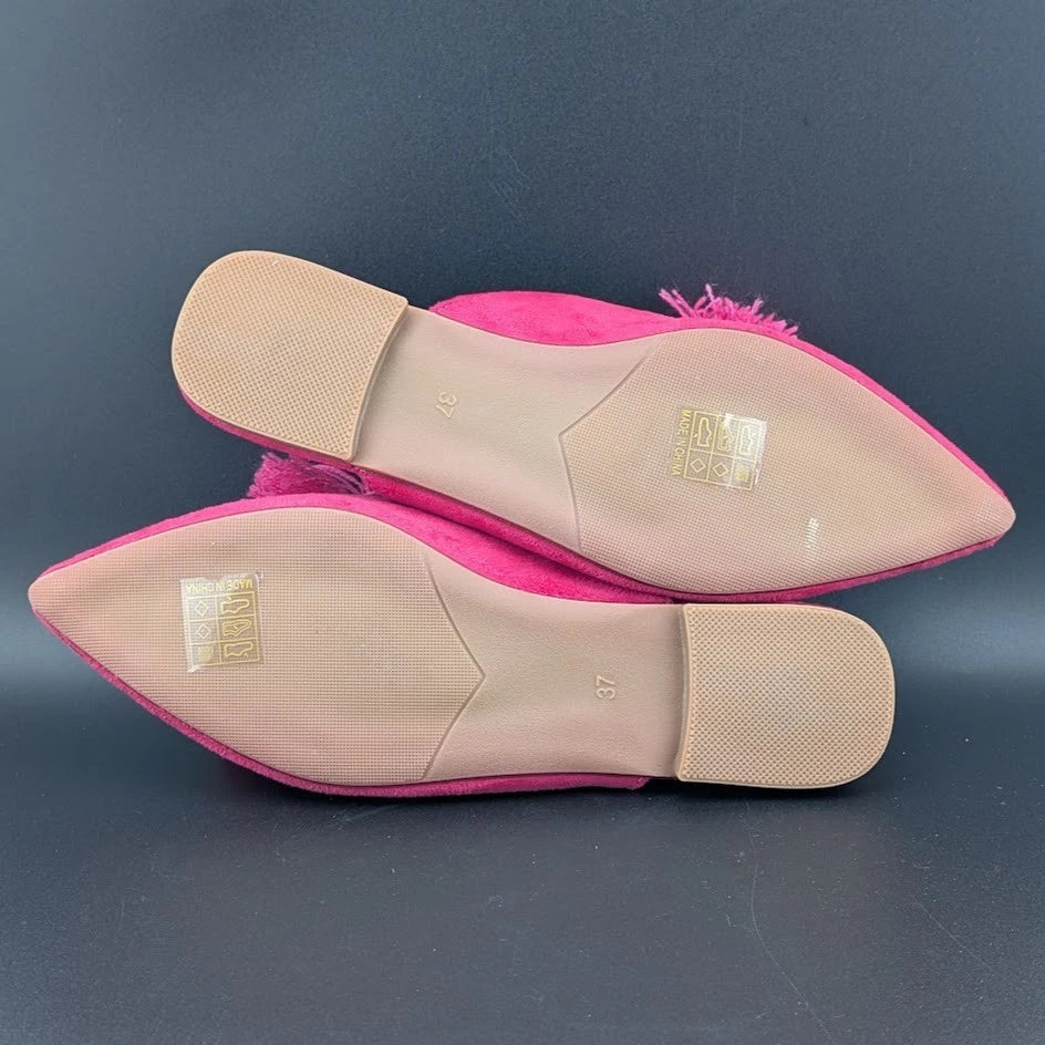 Verdusa Flat Pointed Toe Slip-On Loafer Mules Women’s Shoes Size 6-6.5 (EU 37) SoleComfort.shoes