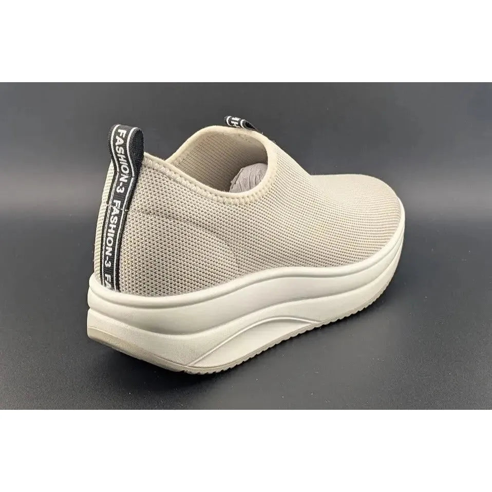 STQ Lightweight Breathable Sneakers Walking Women Shoes Size 7.5 Roller Bottom SoleComfort.shoes