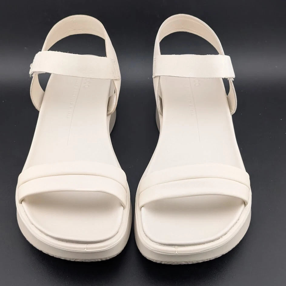 ECCO Women's Size 7-7.5 Flowt LX Wedge Sandal - Limestone - 273303-59113 SoleComfort.shoes