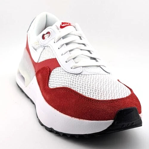 Nike Air Max System White/University Red DM9537-104 Men's Size 9