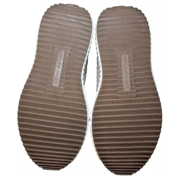 DREAMPAIRS Platform Sneakers Woman's Size 7M Lace Up Creme Cushioned Shoes Dream Pairs