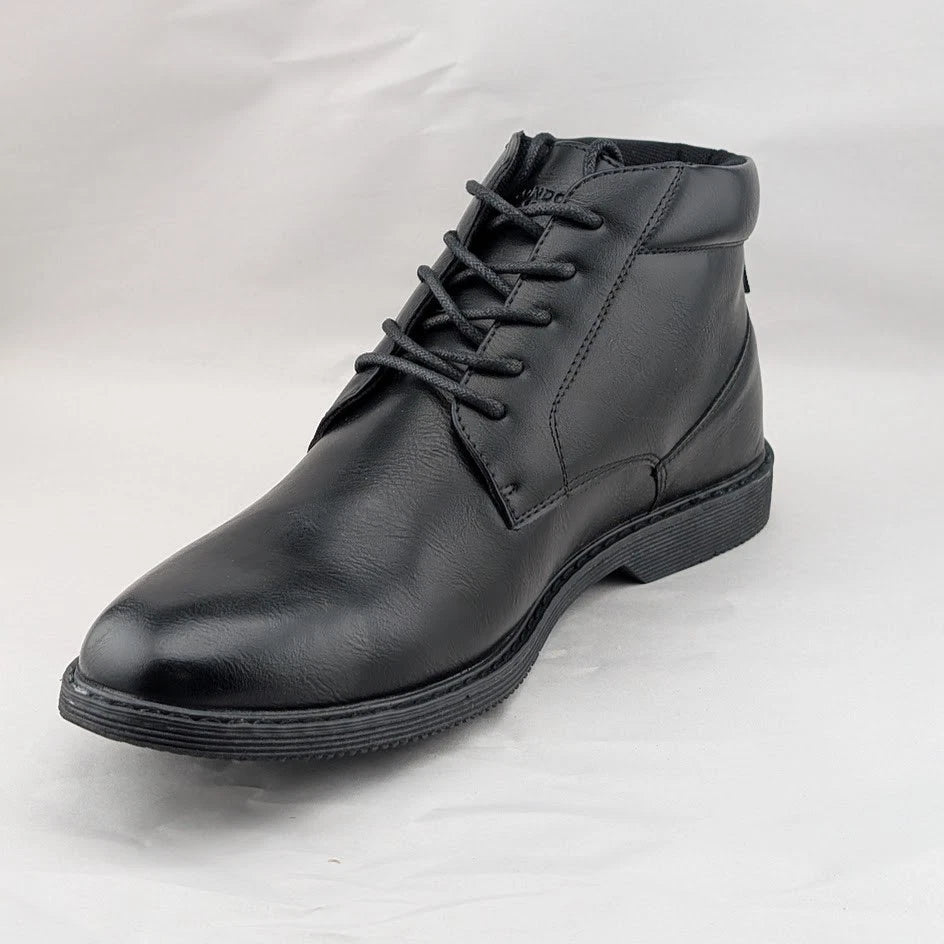 London Fog LFM-Tyler Chukka Boot Brown or Black Vegan Leather London Fog