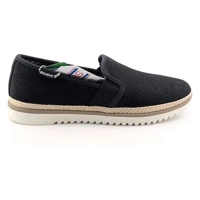 SKECHERS WOMEN'S Size 7 FLEXPADRILLE LO BALLET FLAT BLACK Espadrille 114020 Skechers
