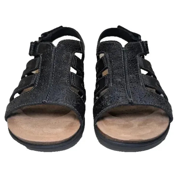 Women's Size 7.5M Clarks April Belle Sandal | 77018 | Leather Upper / Footbed Clarks