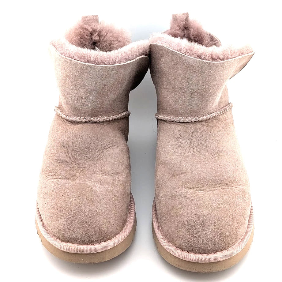 Fireside by Dearfoams Dusty Pink Size 10 Women’s Low Foldover Bootie WaterResist SoleComfort.shoes