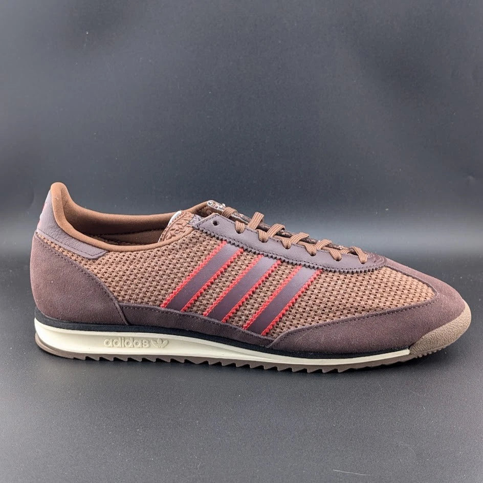 adidas SL72 OG 'Preloved Brown Collegiate Red' Women Size JI0191 NEW 2025 SoleComfort.shoes