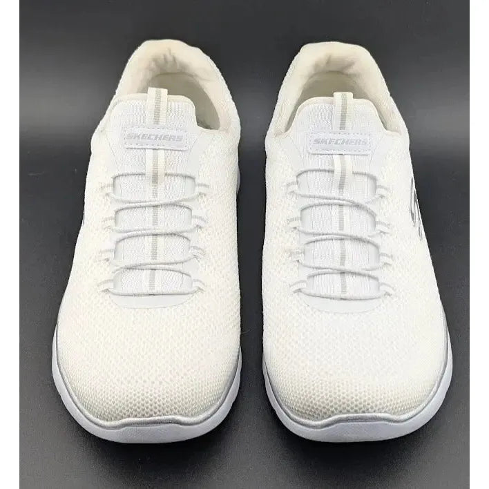 Skechers Womens Size 9 Summits Cool Classic Sneakers White Mesh Shoes 149206 - SoleComfort.shoes