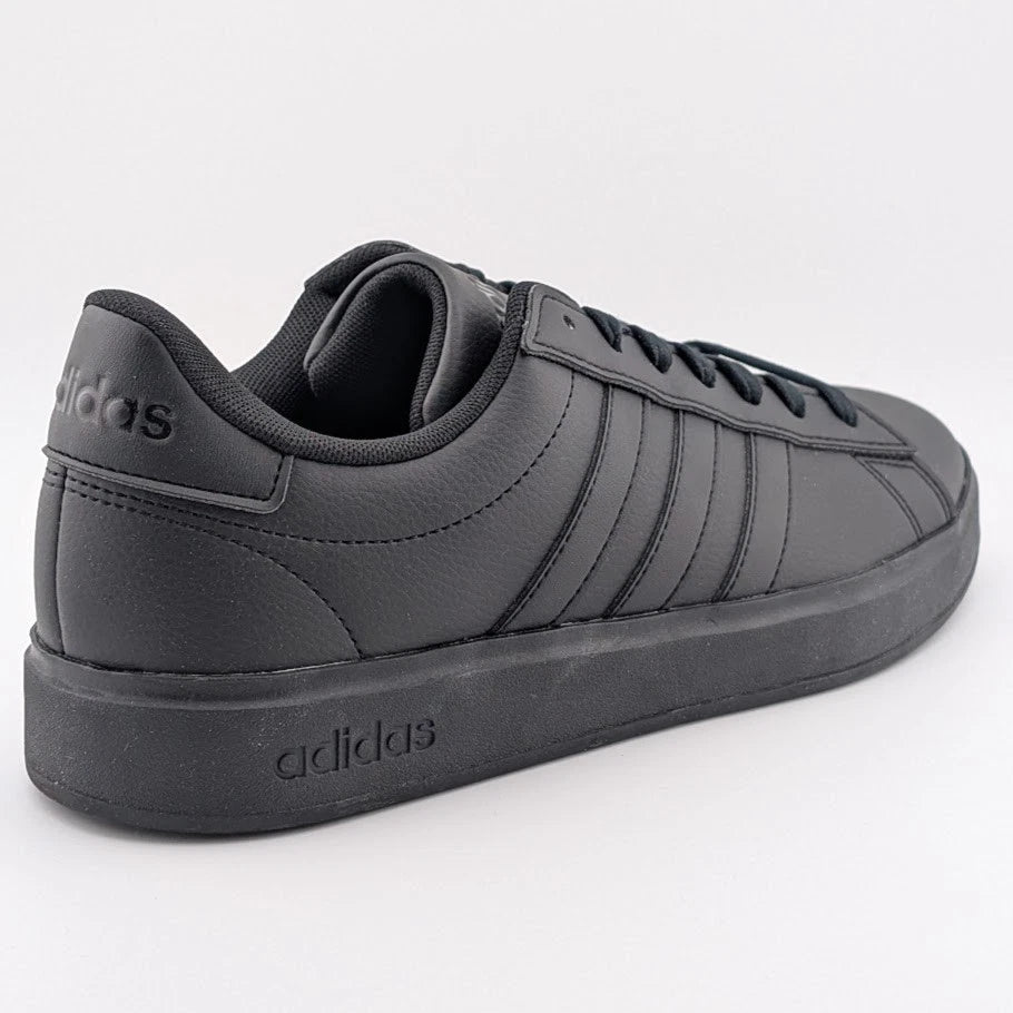 Adidas Men's Grand Court 2.0 Casual Sneakers Black/Black GW9198 Multiple Sizes SoleComfort.shoes