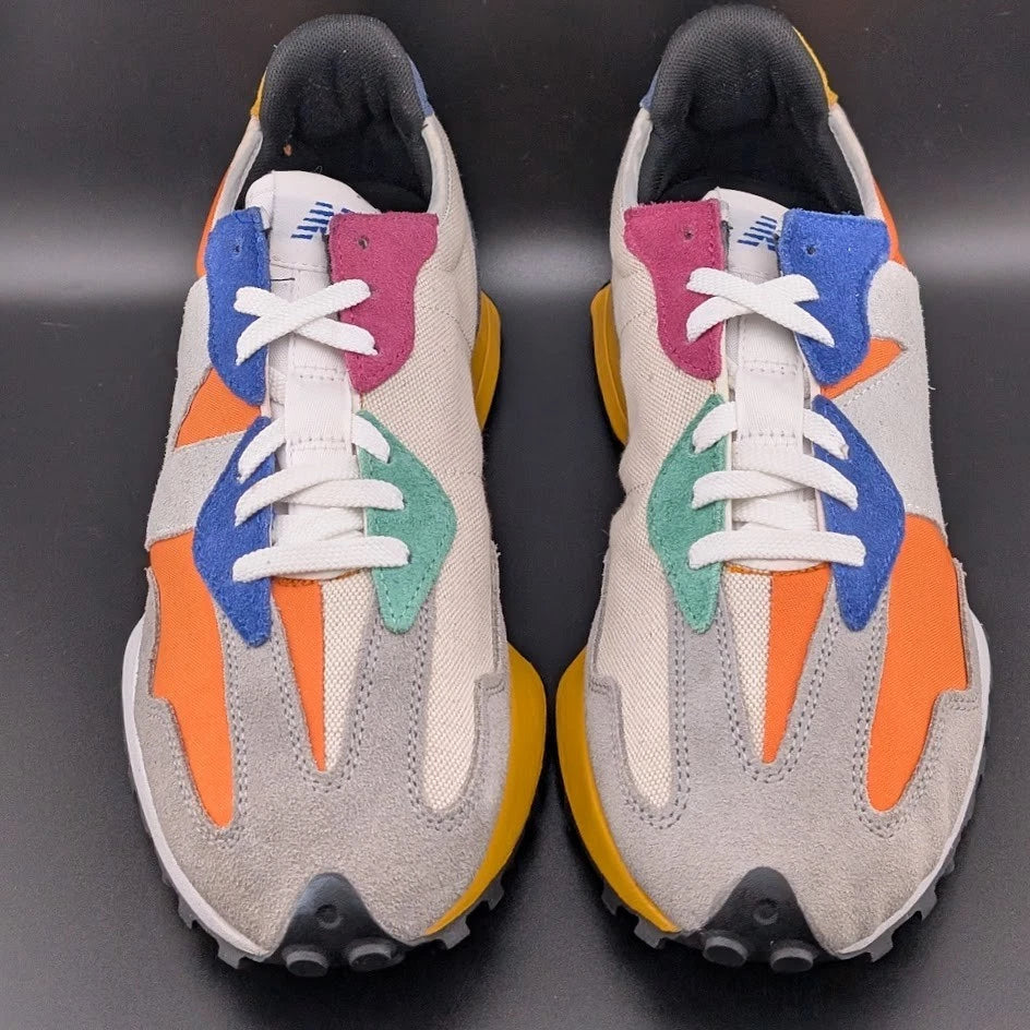 Dejounte Murray New Balance 327 Shoes Mens Size 11 Suede Heat Up-Orange MS327FIN SoleComfort.shoes