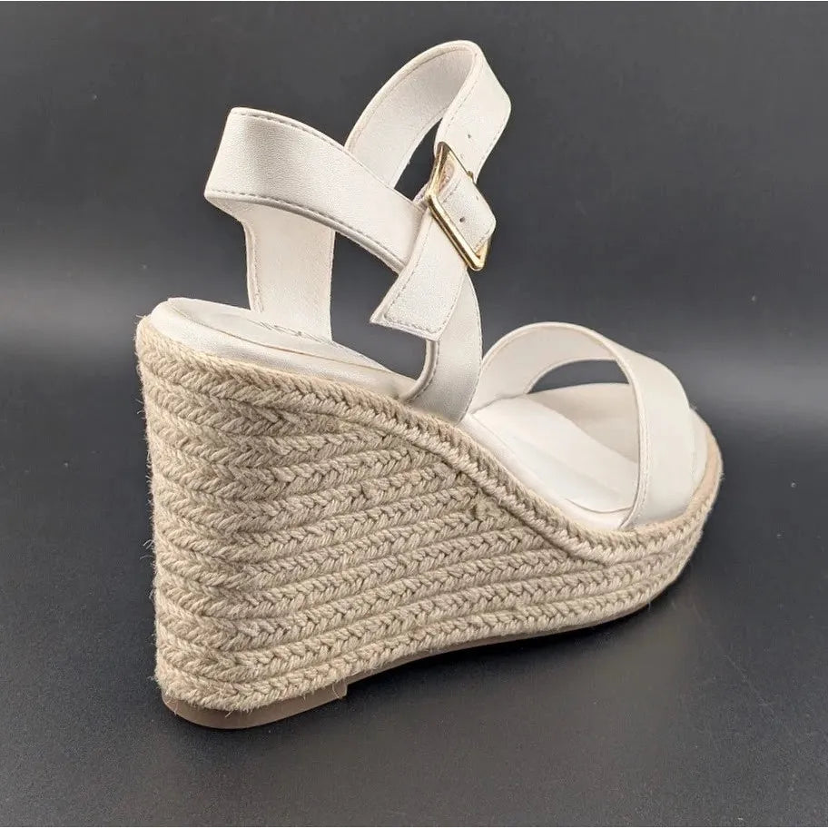 Vicki Vicki Women's Size 9 Open Toe 4-inch Wedge Platform Espadrilles SoleComfort.shoes