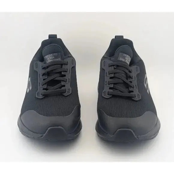 Pre-owned Skechers Womens Size 6.5 Wide Squad SR Slip-On Slip Resistant Work Shoes 77222W - SoleComfort.shoes