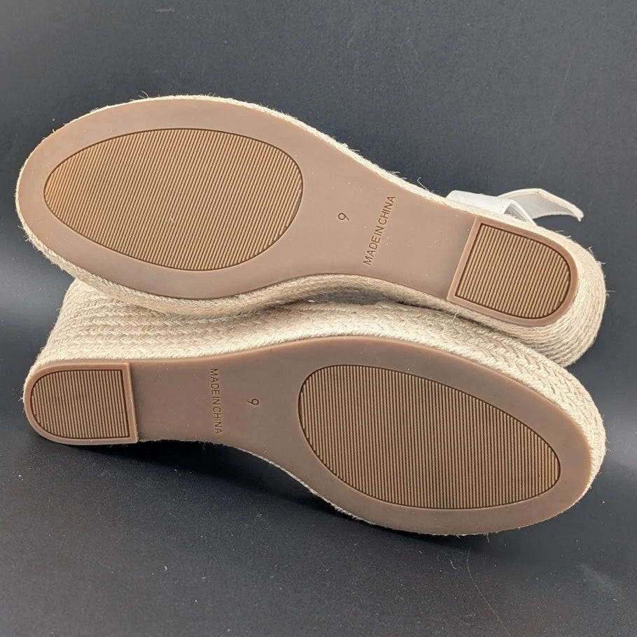 Vicki Vicki Women's Size 9 Open Toe 4-inch Wedge Platform Espadrilles SoleComfort.shoes