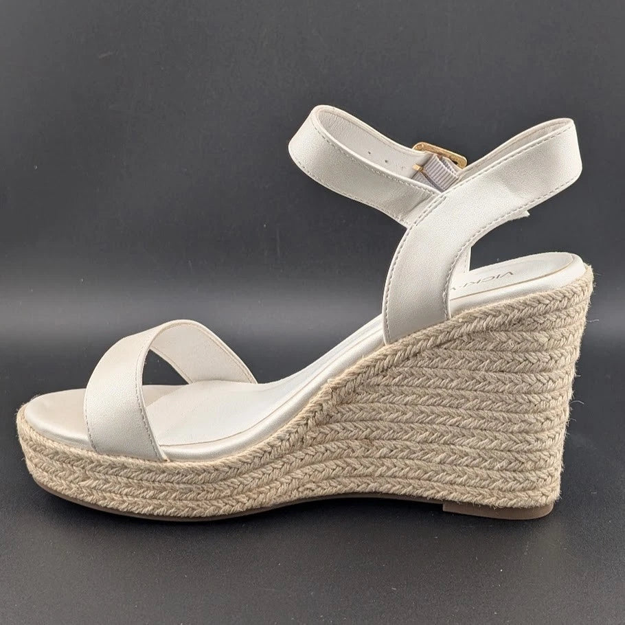 Vicki Vicki Women's Size 9 Open Toe 4-inch Wedge Platform Espadrilles SoleComfort.shoes