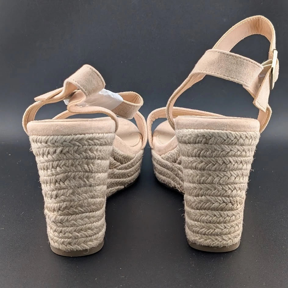 Dream Pairs Size 11 Women Espadrille Wedge Sandals Ankle Strap w/ Bkl Closed Toe SoleComfort.shoes