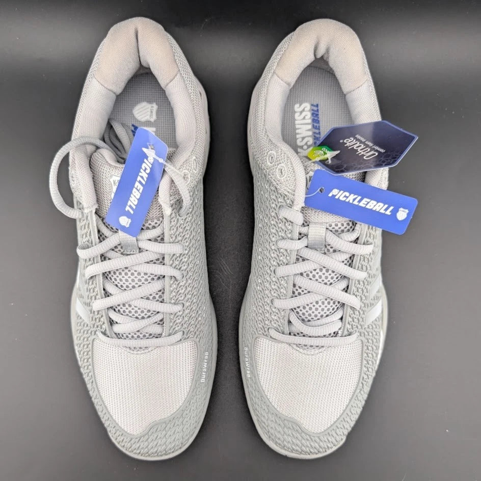 K-Swiss Express Light Pickleball Shoes Gray/White Women's Sz 9.5 SoleComfort.shoes