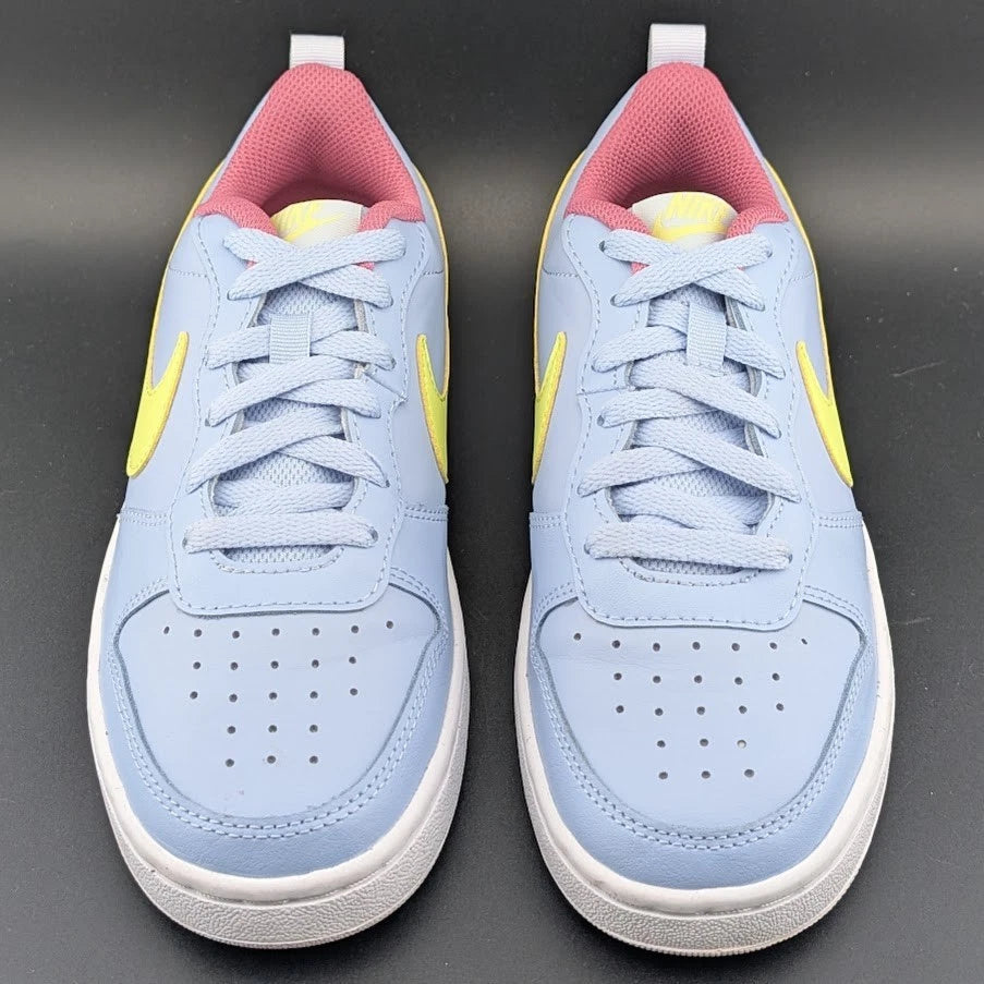 BIG KID'S Nike Court Borough Low 2 GS, UNISEX, Leather, BQ5448-405 | SUPER CLEAN SoleComfort.shoes