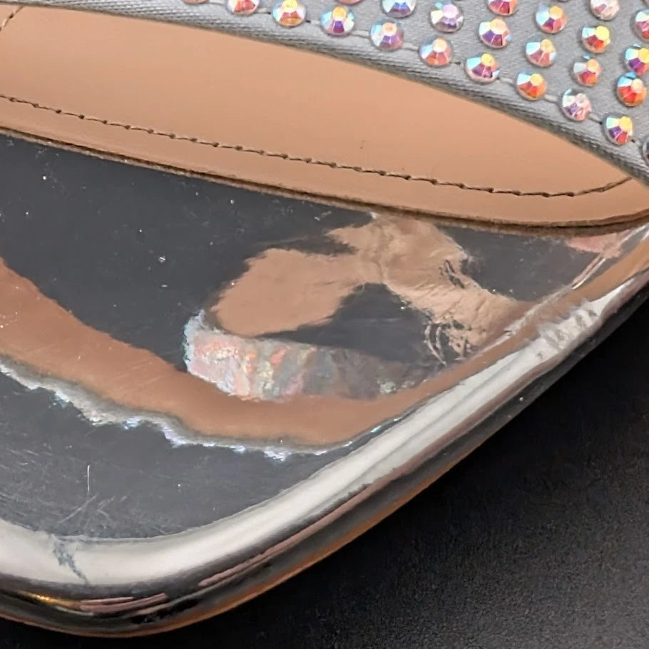 Women's Size 8.5 Stiletto High Heels Square Open Toe Sandal w/ Ankle Strap-Sexy! SoleComfort.shoes