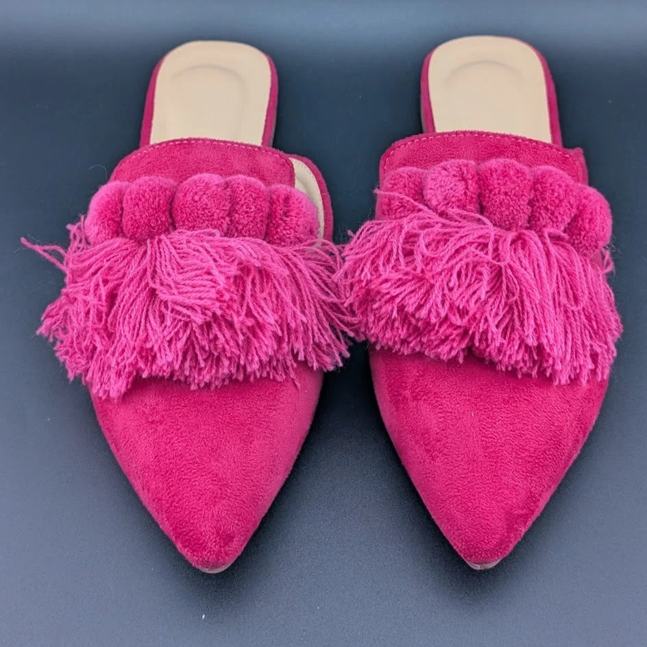 Verdusa Flat Pointed Toe Slip-On Loafer Mules Women’s Shoes Size 6-6.5 (EU 37) SoleComfort.shoes