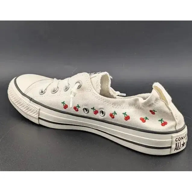 Converse Chuck Taylor All Star Shoreline Sneakers Women's Size 8 White Cherries - SoleComfort.shoes