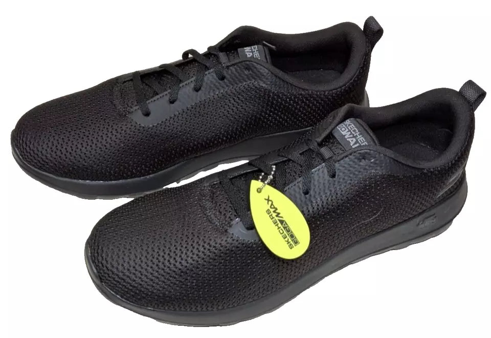 Skechers GoWalk Max Black Walking Shoes Sneakers Men’s Size 9 54601EWW