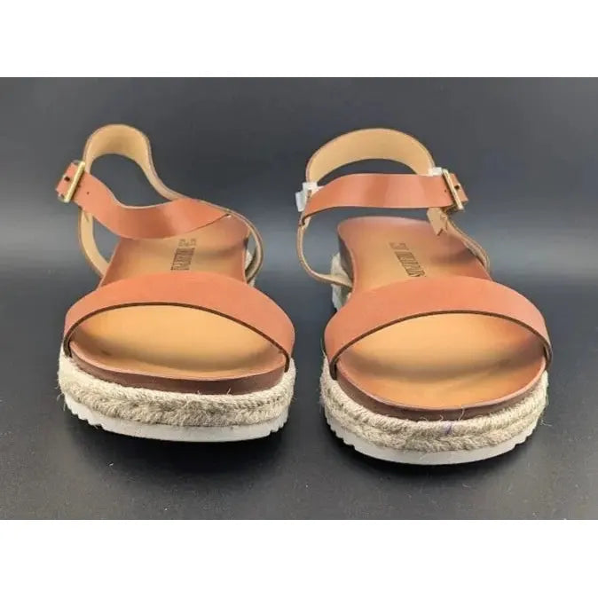 DREAM PAIRS 9.5 Women's Platform Espadrille Wedge Sandals Round Toe Causal Shoes - SoleComfort.shoes