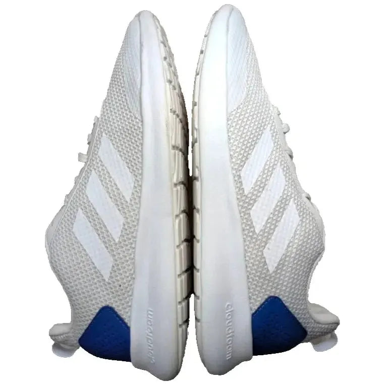MEN'S adidas Element Race Crystal White Running White / Blue Sneaker Size 8.5 adidas