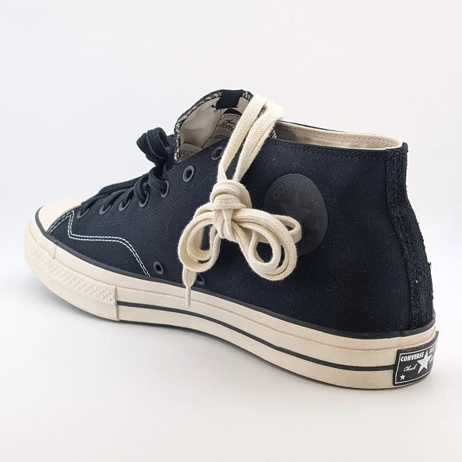 Converse Chuck Undefeated 1970's Mid Men's Size 16 Black/Natural A00673C SoleComfort.shoes