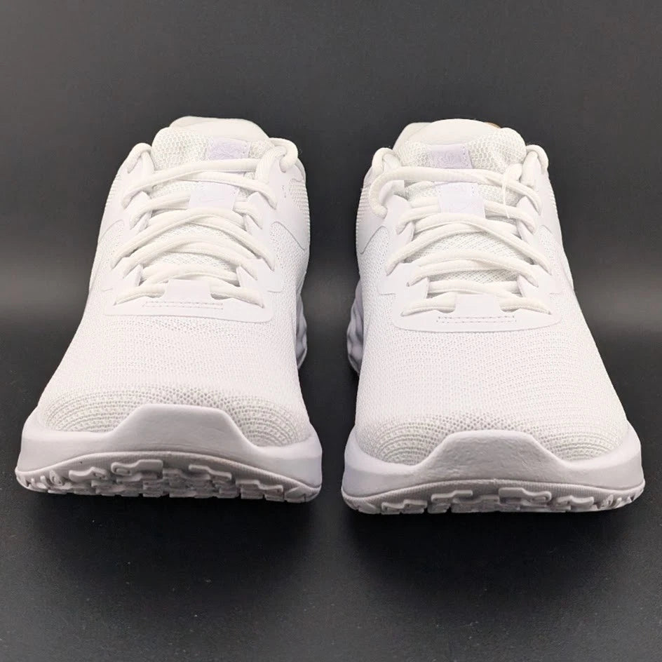 Nike Revolution 6 NN Triple White Running Shoes DC3728-102 Men's Size 8 **RARE** SoleComfort.shoes