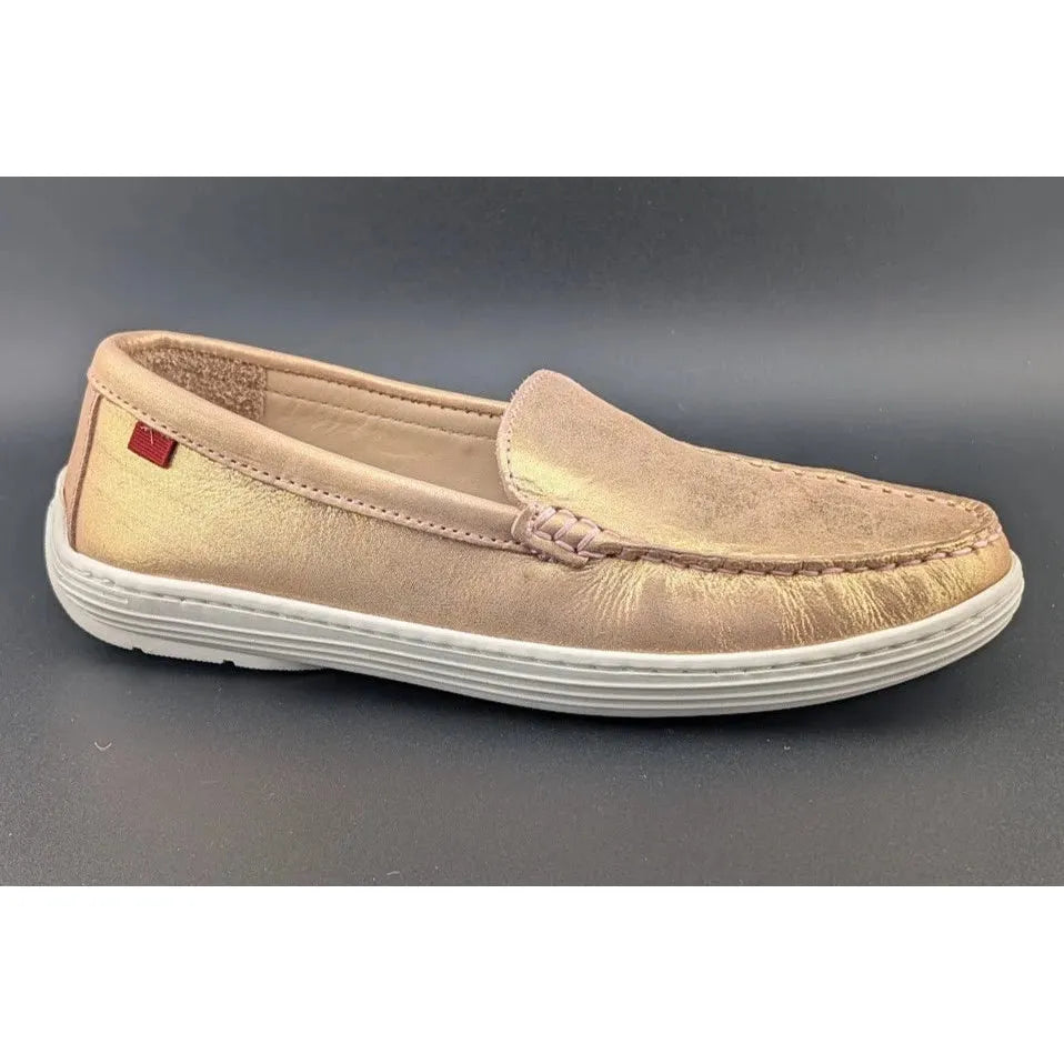 Marc Joseph Women's Size 4.5 New York Broadway Rose Gold Loafers (7707956) SoleComfort.shoes