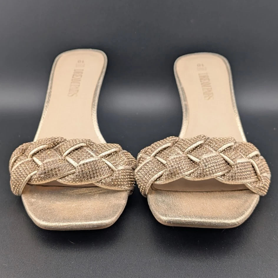 Women Size 10 Low Kitten Heel Sandals Square Toe Comfort Party Dress Shoes SoleComfort.shoes