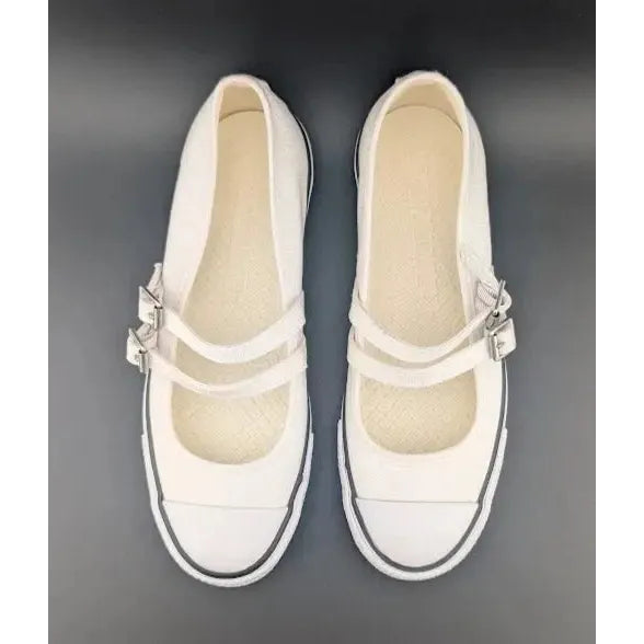 Converse Size 6 All Star Dainty Mary Jane Slip-on Womens CTAS White Canvas - SoleComfort.shoes