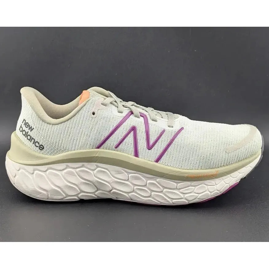 New Balance Womens 9W Foam Kaiha Road Mint/Plum/Mango Running Sneakers SoleComfort.shoes