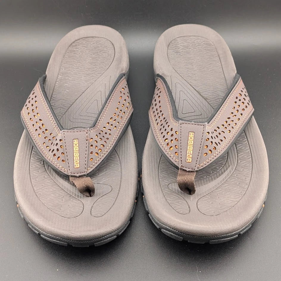 Hobibear EU Size 47 / US 13 Ramble Lite Wide Toe Slippers Flip Flop Sandals SoleComfort.shoes