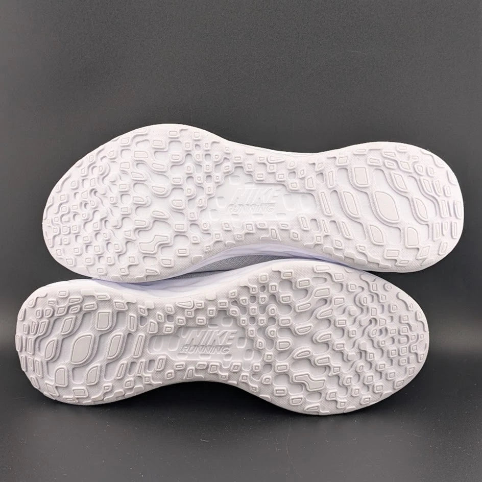 Nike Revolution 6 NN Triple White Running Shoes DC3728-102 Men's Size 8 **RARE** SoleComfort.shoes