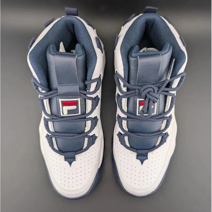 Fila Grant Hill 1 5BM00528-125 Women White Leather Athletic Basketball Shoes 8 SoleComfort.shoes