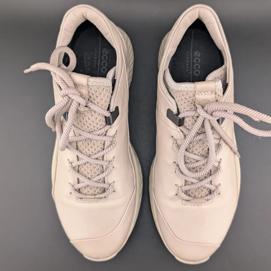 Ecco Exostrike Low Gray/Beige Sporty Comfort Goretex Women's Shoe SZ EU 35/ US 4 SoleComfort.shoes