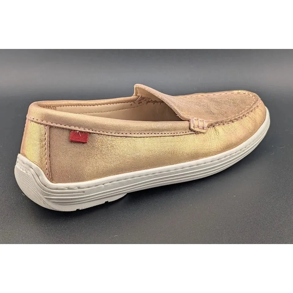 Marc Joseph Women's Size 4.5 New York Broadway Rose Gold Loafers (7707956) SoleComfort.shoes