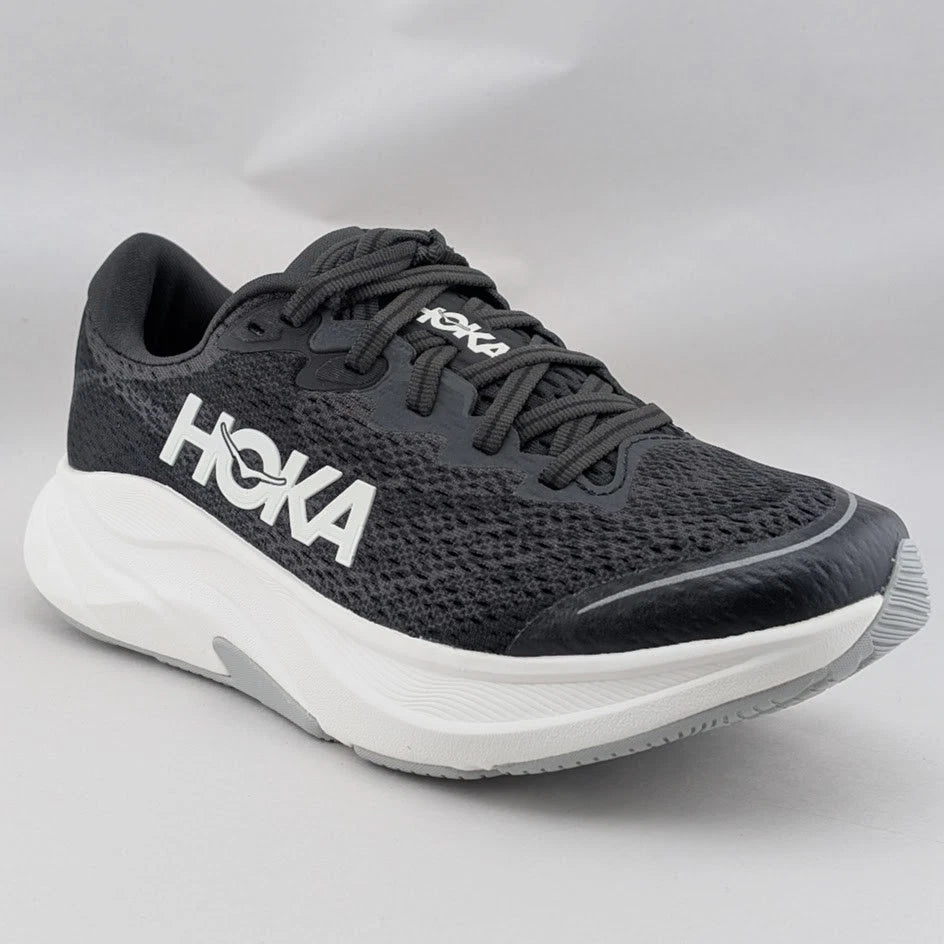 Hoka Rincon 4 Kids Sizes 4Y or 6.5Y / Women's Sizes 5.5M or 8M STK 1168874 Black on White Hoka