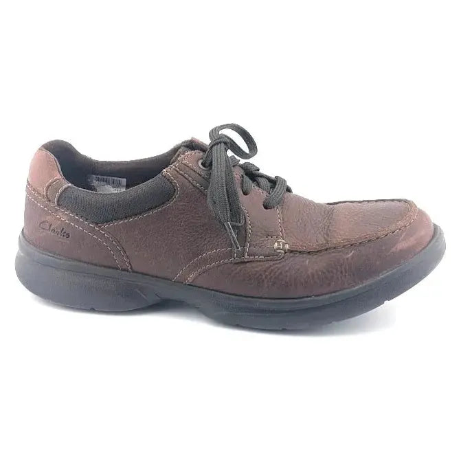 Clarks Cotrell Edge Men's Size 9W Ortholite Cushion Leather Oxford Lace Up Shoes - SoleComfort.shoes