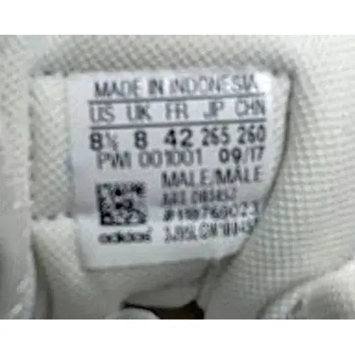 MEN'S adidas Element Race Crystal White Running White / Blue Sneaker Size 8.5 adidas