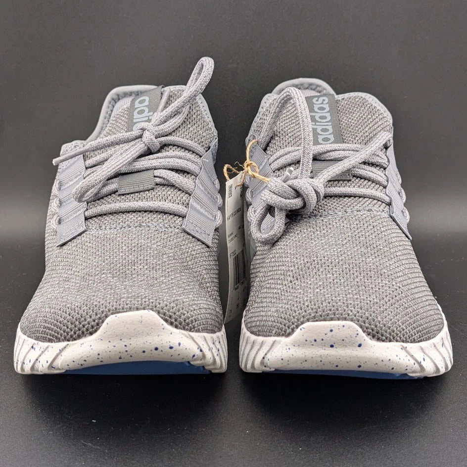 adidas Kaptir 3.0 Size 7.5 Wide Slip-on Running Sneaker Men's Shoes Gray Blue SoleComfort.shoes