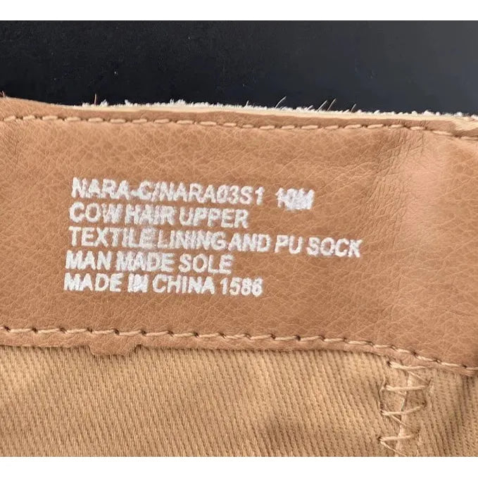 NEW Steve Madden Size 10 Nara-C Real Calf Hair-Mid Calf Chunky Heel Boots Shoes Steve Madden