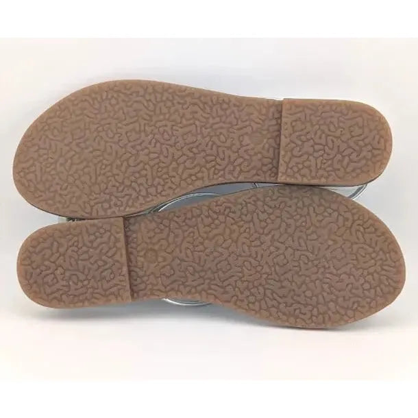 Womens Size 10/10.5 Rhinestone Bling Summer Jeweled Sandals Slip on Toe-Ring Flip Flop - SoleComfort.shoes