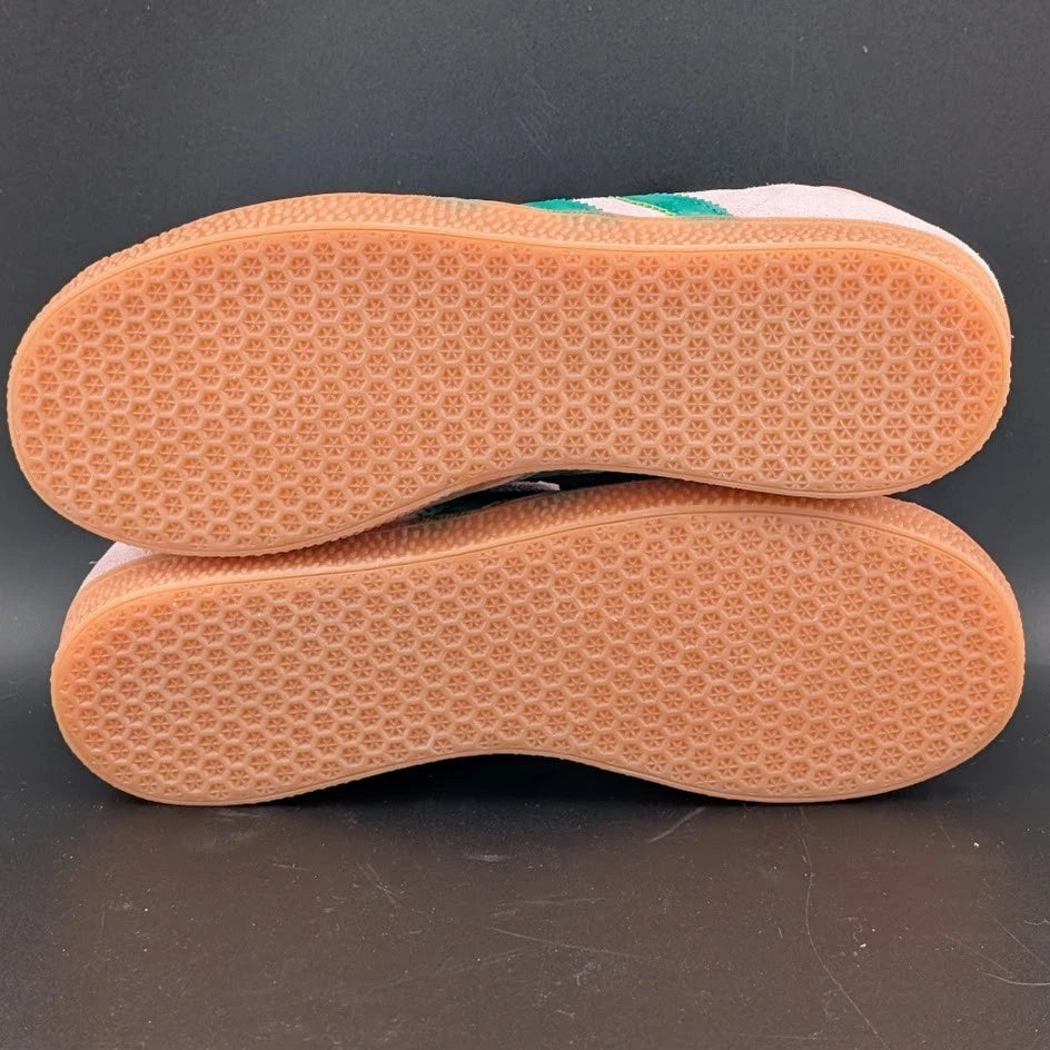 NEW Adidas Gazelle J Youth Size 5/Women's Size 6.5 Clear Pink Court Green JP7128 SoleComfort.shoes