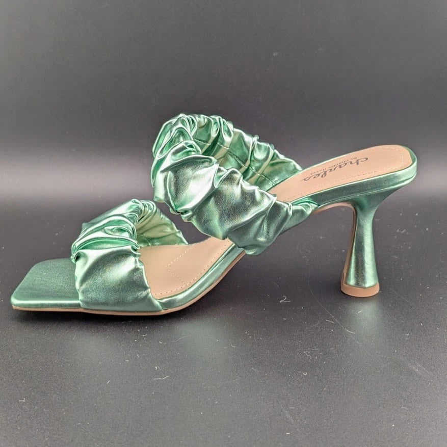 Charles by Charles David Women's Size 7M Priority Sandal Mint Metallic SoleComfort.shoes