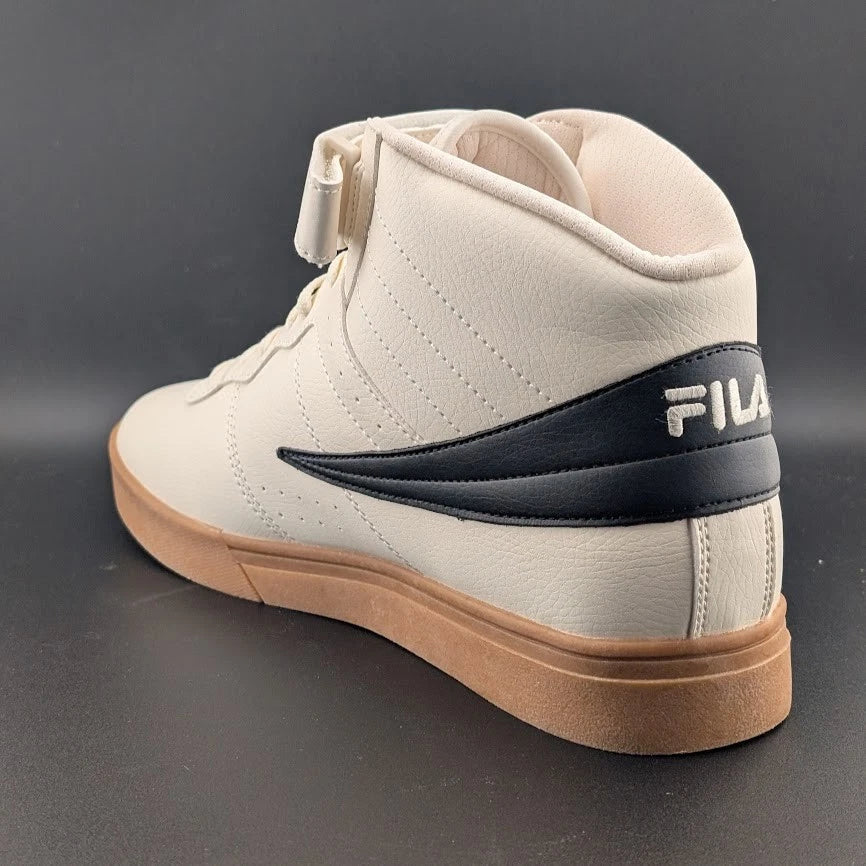 Fila Vulc 13 Ivory with Black Flag and Gum Soles Size 12 1CM00080-165 SoleComfort.shoes