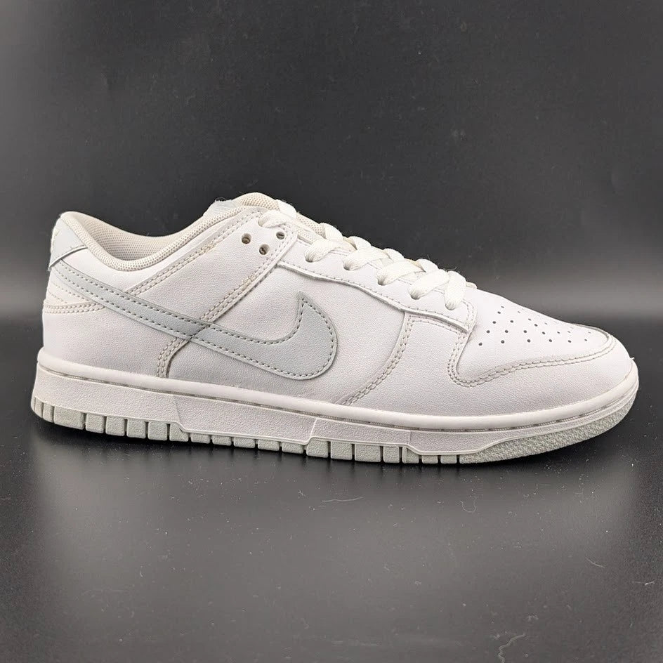 Nike Men's Size 7 / Womans 8.5 Dunk Low Pure Platinum DV0831-101 SoleComfort.shoes