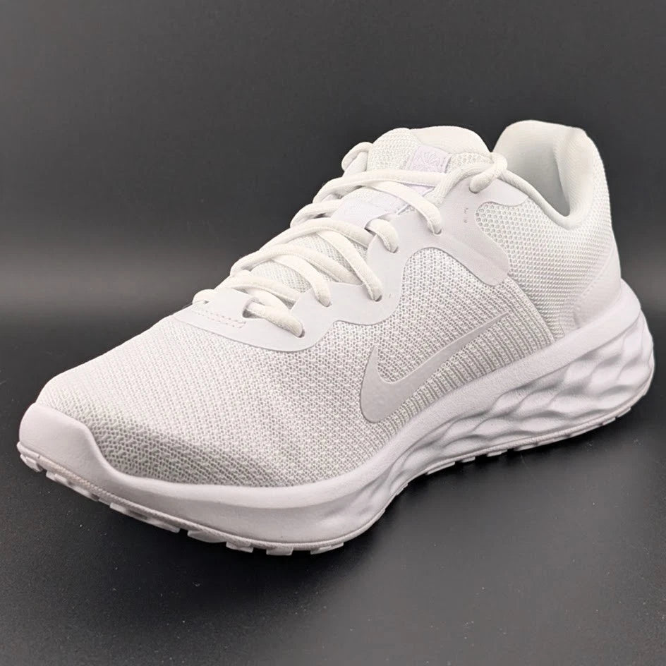 Nike Revolution 6 NN Triple White Running Shoes DC3728-102 Men's Size 8 **RARE** SoleComfort.shoes