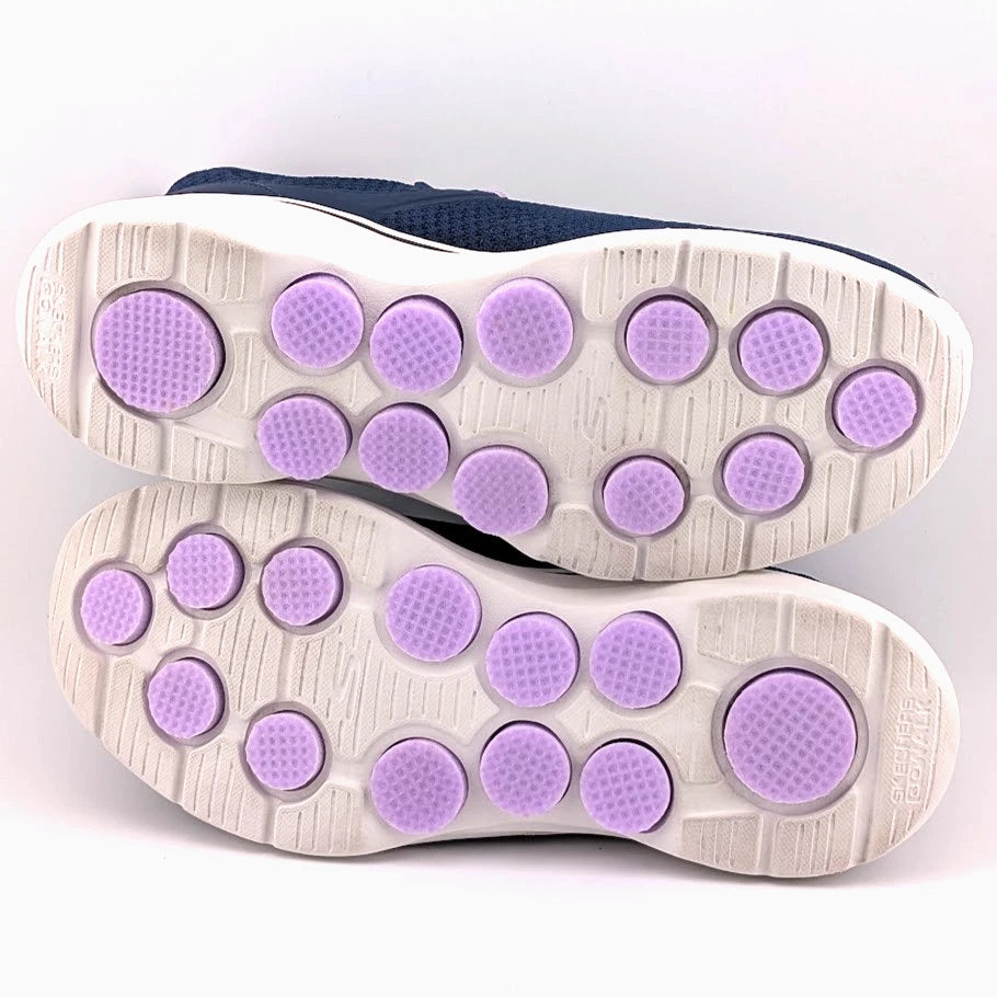 Women's Skechers Size 6.5 GO WALK 7 Abie Slip-in Sneaker 125225 Navy/Lavender Skechers